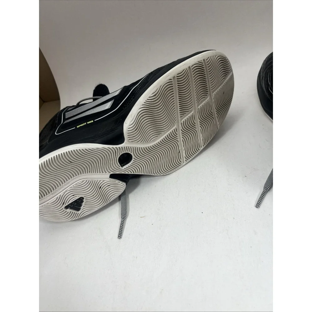 Adidas Adizero Basketball Shoes Black Silver Size 7 Men G59961